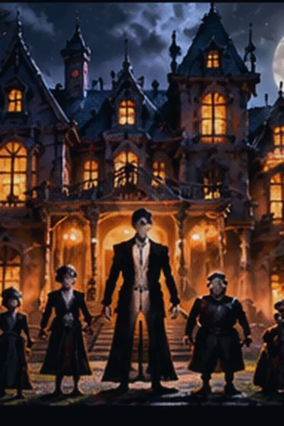 Труп невесты uchun Halloween uslubidagi illustrativ afisha